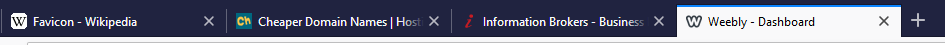 Favicon examples Examples of some favicon's
